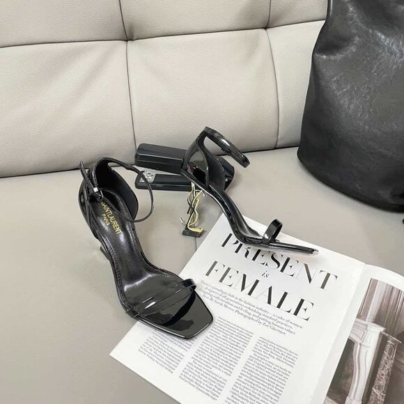 Saint Laurent black pointed high heels - Picture 4 of 8